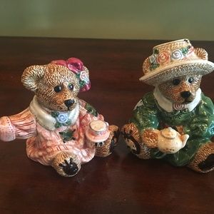 Boyd's Bears Louella & Hedda Tea Salt/Pepper Shake